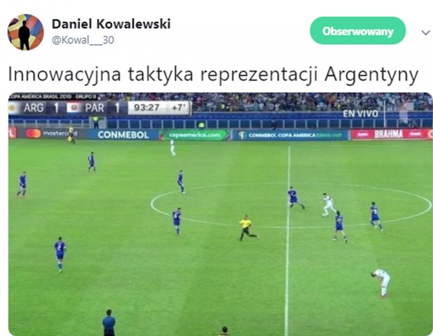 Innowacyjna TAKTYKA reprezentacji Argentyny! xD